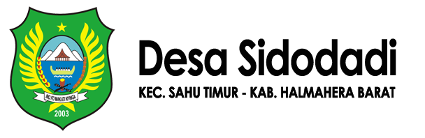 Website Desa Sidodadi, Sahu Timur, Halmahera Barat
