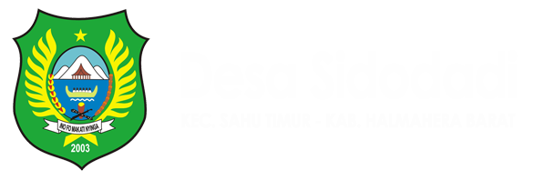 Website Desa Sidodadi, Sahu Timur, Halmahera Barat